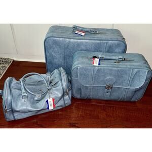 Vintage American Tourister Luggage 3 Piece Set Great Condition